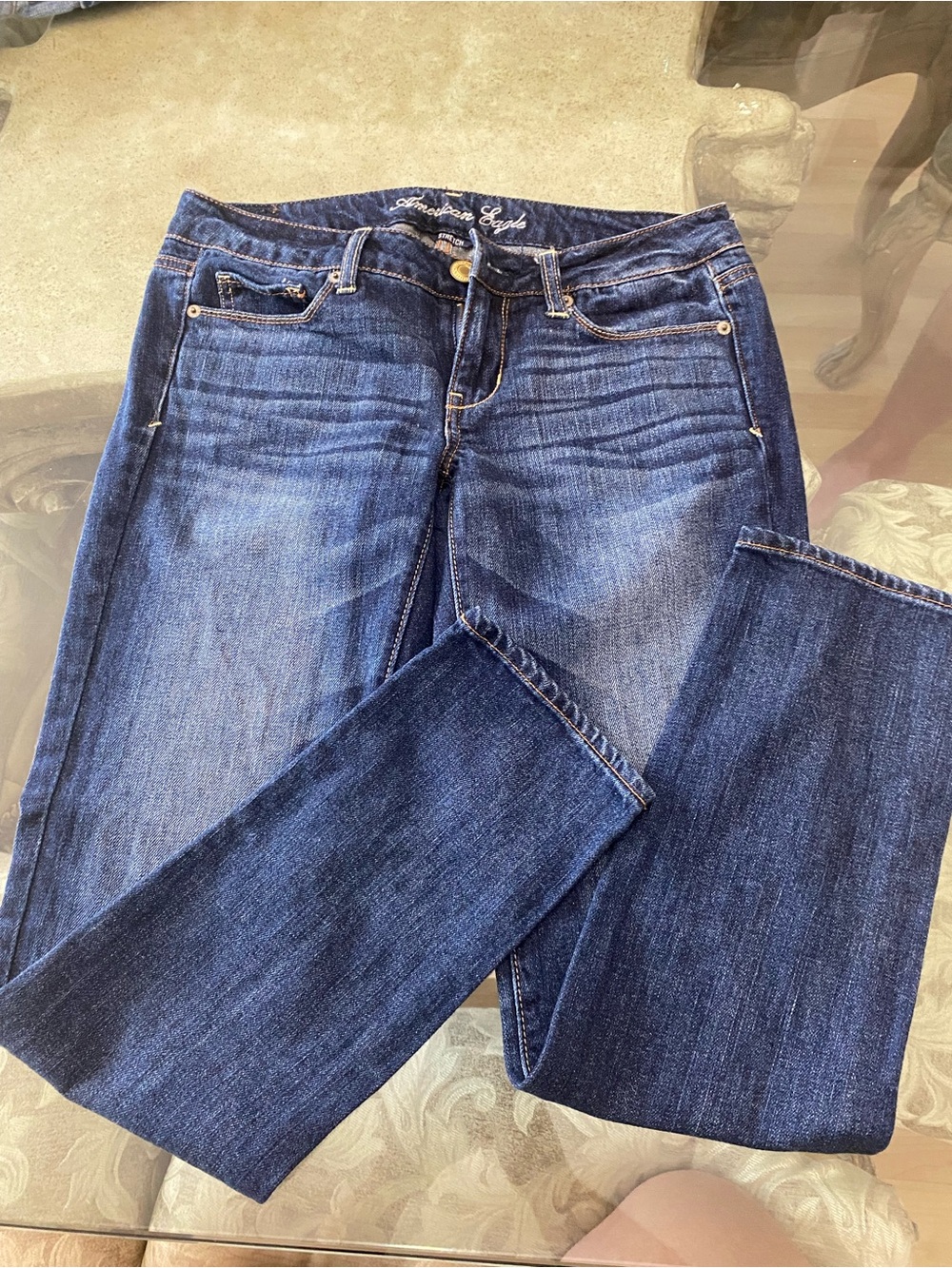 American Eagle Outfitters Women’s Indigo Straight Leg Jeans